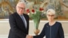 SWITZERLAND -- Russian Deputy Foreign Minister Sergei Ryabkov (L) and U.S. Deputy Secretary of State Wendy Sherman shake hands at the start of a second round of U.S.-Russia strategic dialogue, in Geneva, September 30, 2021