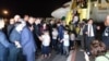 Tajikistan -- FLYERBIL Airplane delivered tajik kids from Iraq to Dushanbe, 30Apr2019