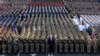 UKRAINE – General rehearsal of the parade. The joint photo of President Petro Poroshenko with the participants of the "Army Parade" on Independence Day of Ukraine. Kyiv, August 22, 2018 