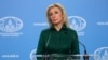 Armenia/MOSCOW, RUSSIA - JANUARY 20, 2022: Russian Foreign Ministry Spokesperson Maria Zakharova gives a briefing on the current foreign policy issues and international relations. Russian Foreign Ministry/TASS
